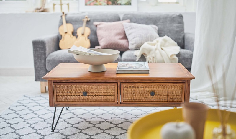 ナチュラル＆ラタン センターテーブル イメージ