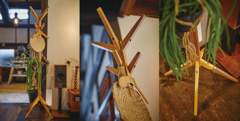 オーク シンプル ポールハンガー｜B-COMPANY公式オンラインショップ