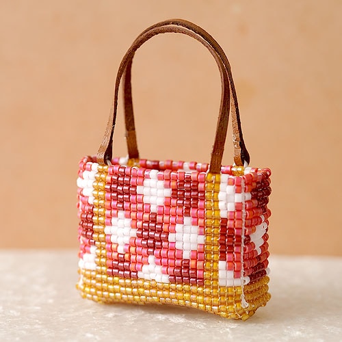 ビーズファクトリー デリカビーズ織りバッグチャームキット（トート 