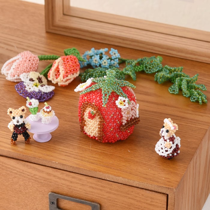 30%OFF】 ハローキティ・ステッチストラップ～PINK～ 【ビーズマニア