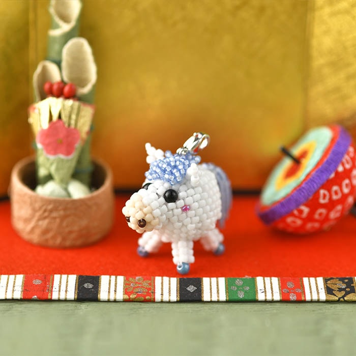 ミトンのバッグチャーム＆ストラップ・Lovely 【作家：しのはらみわ