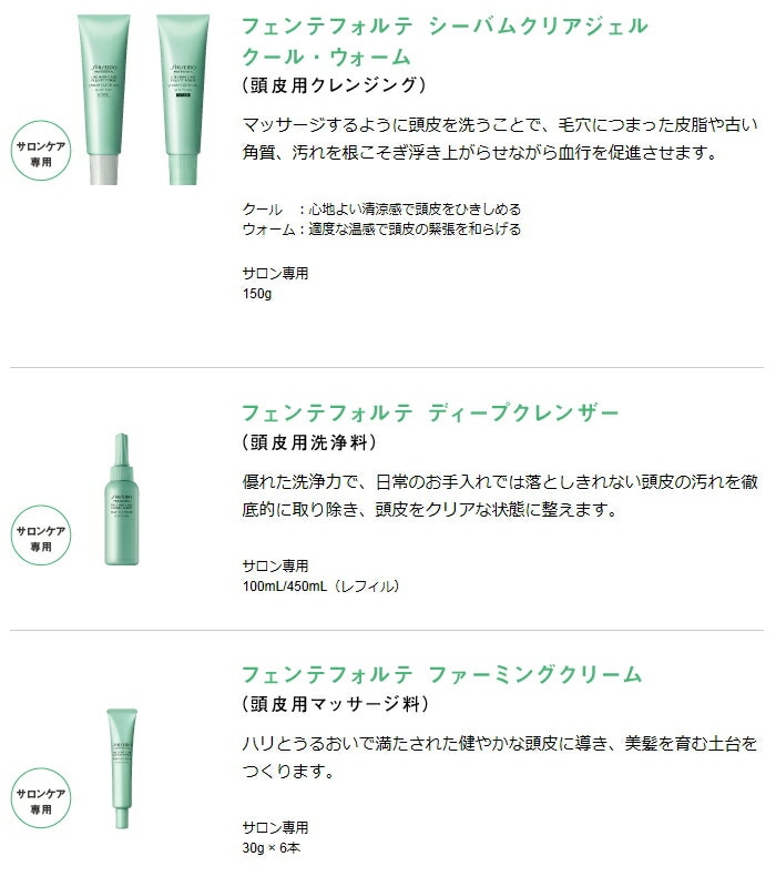 資生堂プロフェッショナル フェンテフォルテ トーニングセラム 125ml