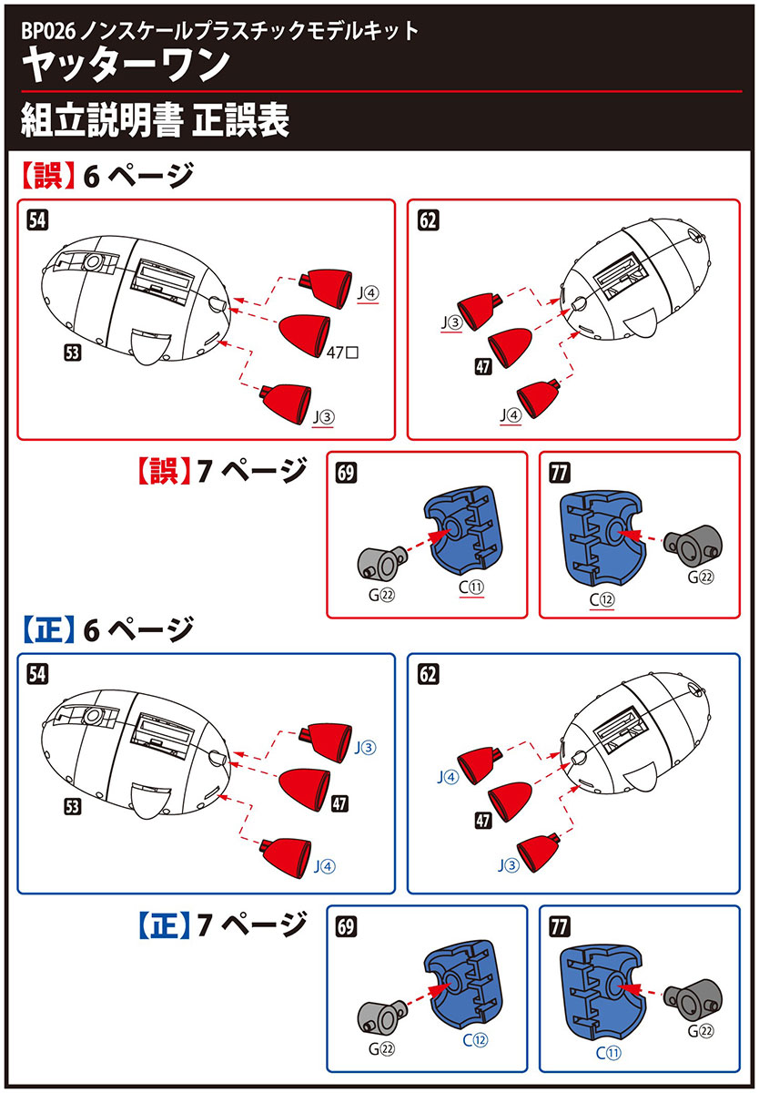 プラスチックモデル｜ヤッターワン｜タイムボカンシリーズ ヤッターマン