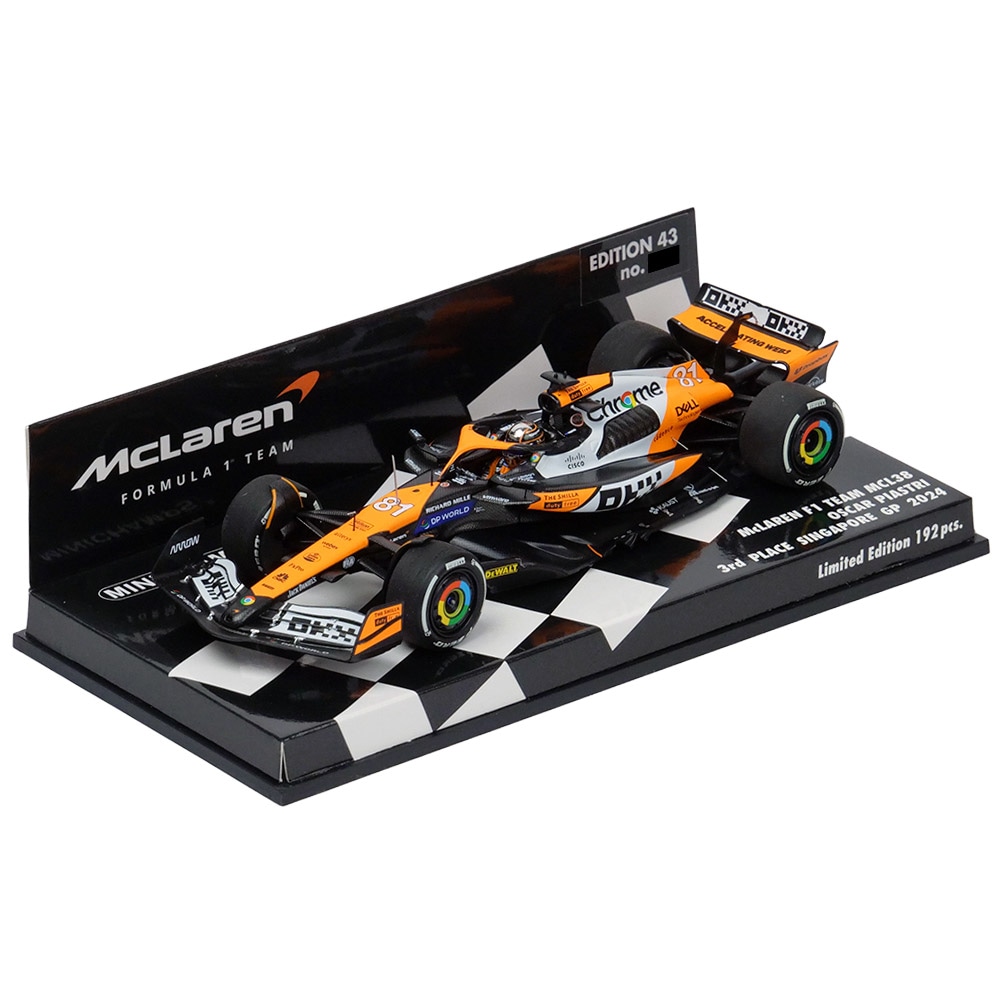 MINICHAMPS 1/43 マクラーレン F1チーム MCL38 O.ピアストリ