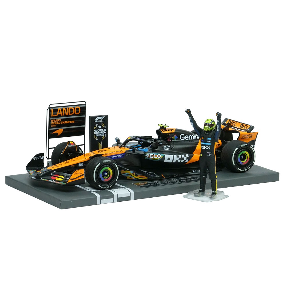 MINICHAMPS 1/18スケール マクラーレン F1 Team MCL39 L.ノリス アブダビGP ワールドチャンピオン