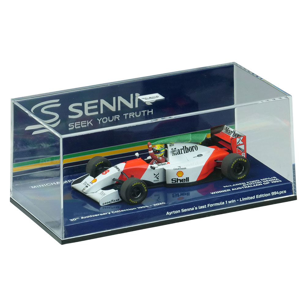ミニチャンプス 1/43 マクラーレン フォード MP4/8 A.セナ 新入荷】ミニチャンプス1/43 マクラーレン フォード MP4/8 A.セナ