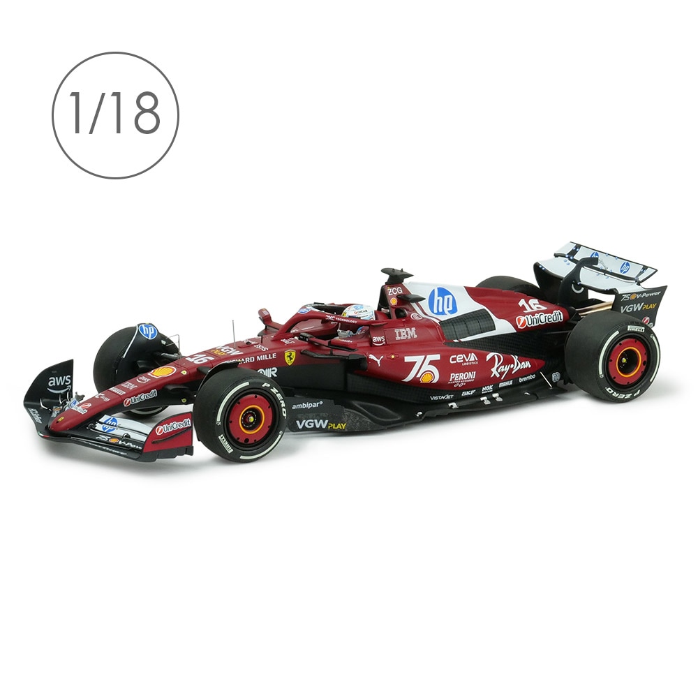新入荷】ルクレール モナコGP 2025 2位入賞 BBR 1/18 SF-25