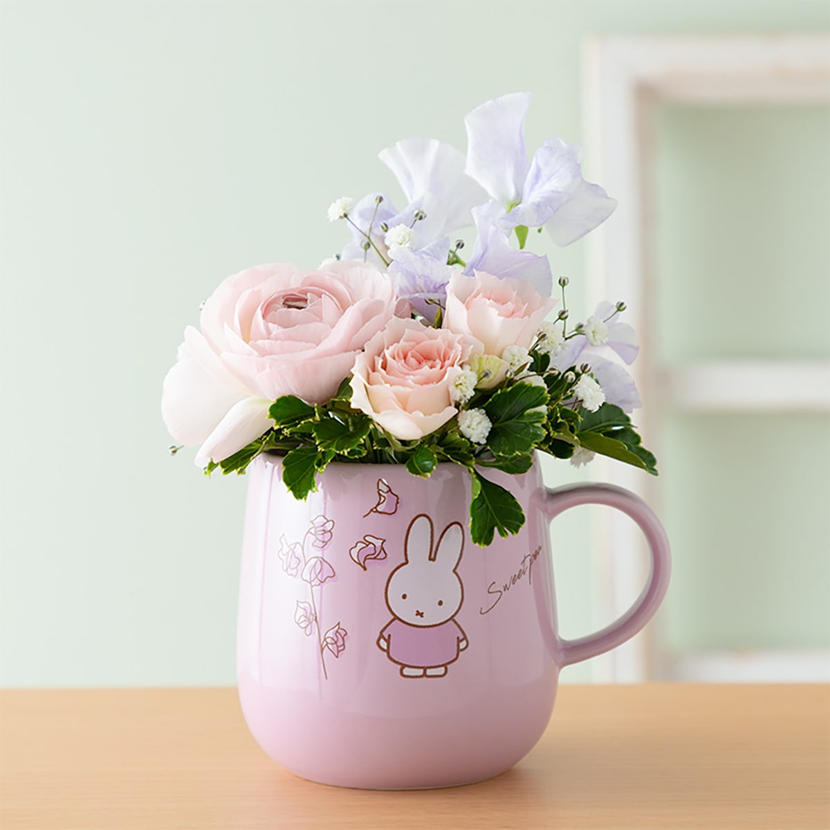 商品画像 選べるバースデーマグカップ 来月のフラワーアレンジ