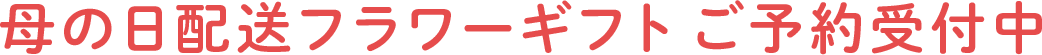 母の日配送フラワーギフト ご予約受付中