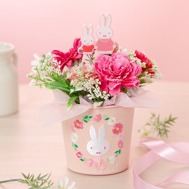 商品画像 刺繡ブリキ缶 ”フラワーリース” アートフラワーセット