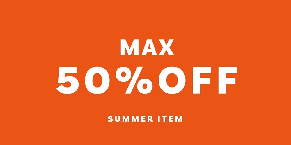 26年春夏アイテム MAX50%off