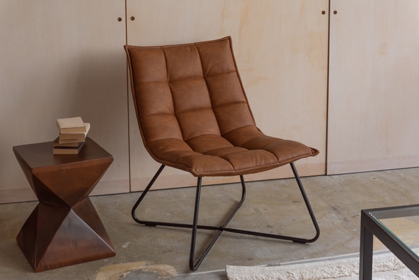 新品】チェア 62cm幅 ブラウンダイニングチェア シンプル インダス