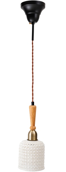 新品】ペンダントライト ホワイト 陶器 13cm幅 天井照明 ダイニング