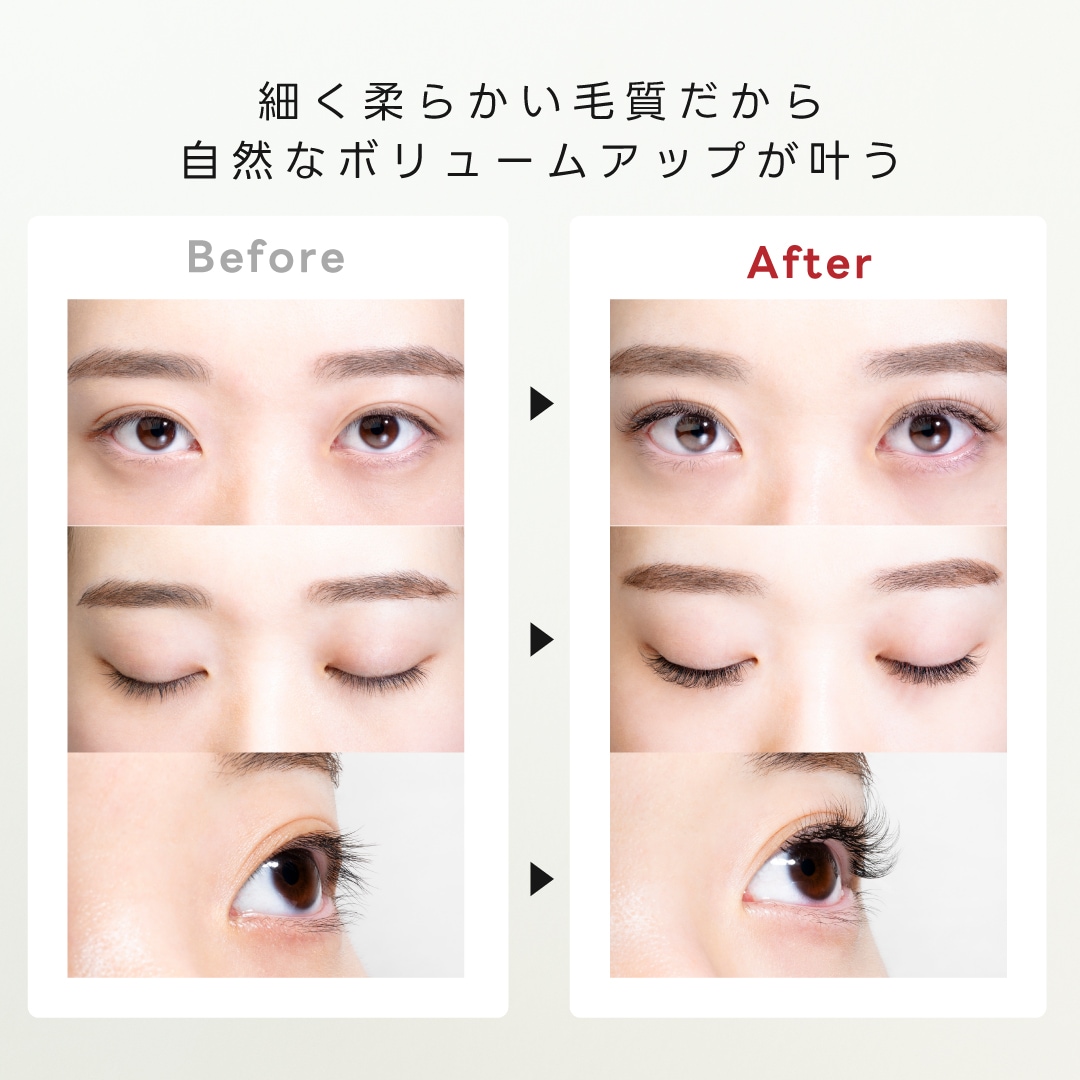 ボリュームラッシュ ファン構造 3D