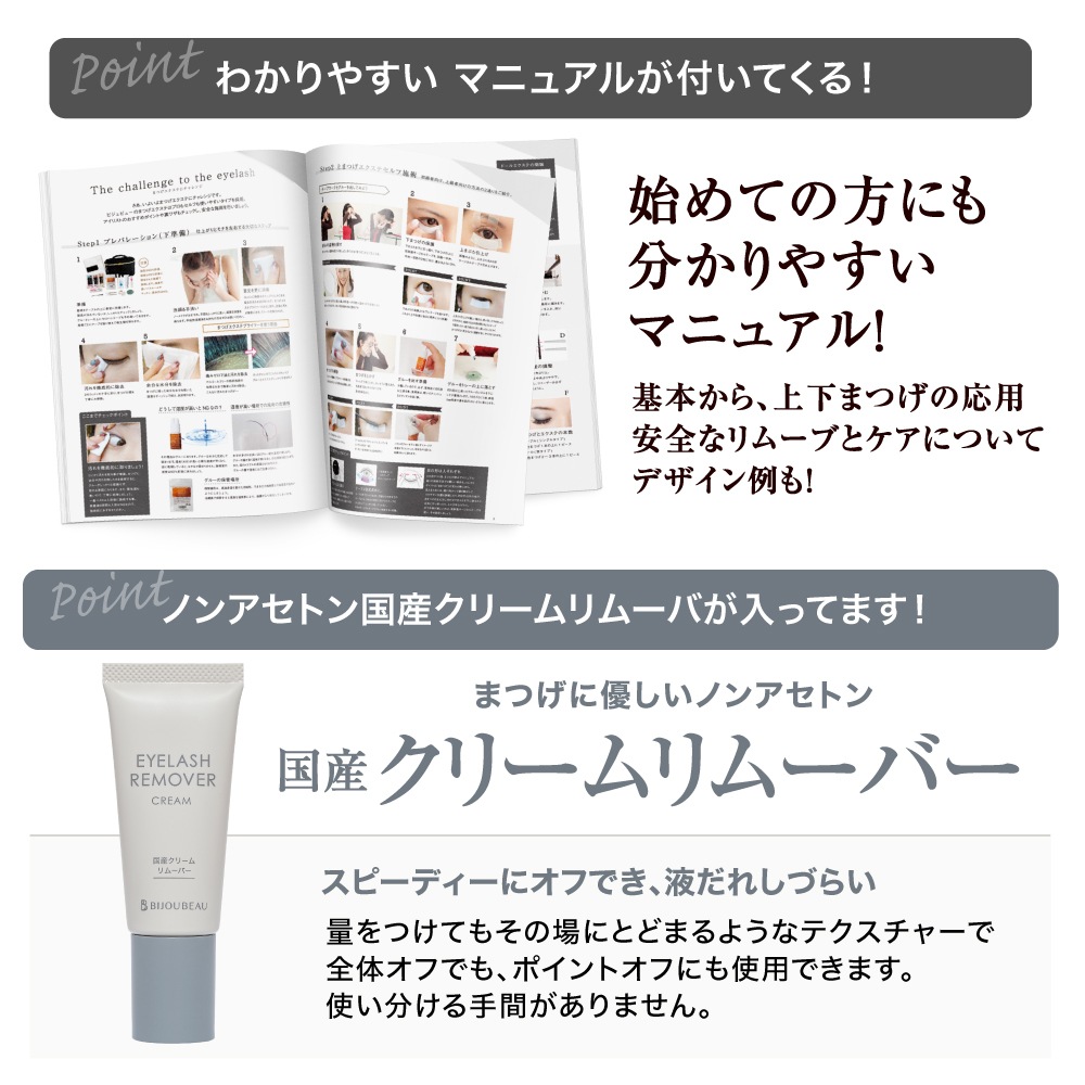初心者向けマニュアル付き