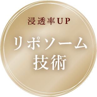 浸透率UP リポソーム技術