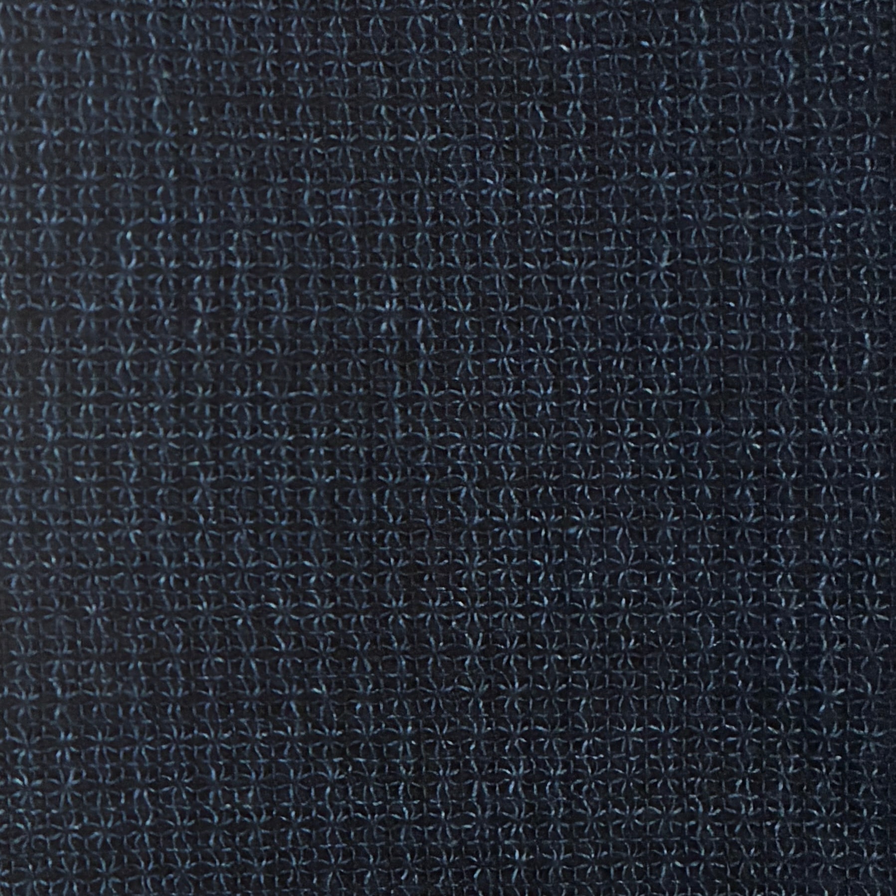 BlueTrick】 ノーカラージャケット インディゴスターワッフル（ユニ