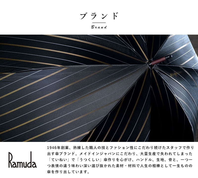 Ramuda 折りたたみ傘 自動開閉 8本骨 58cm ワンタッチ 日本製 迷彩柄