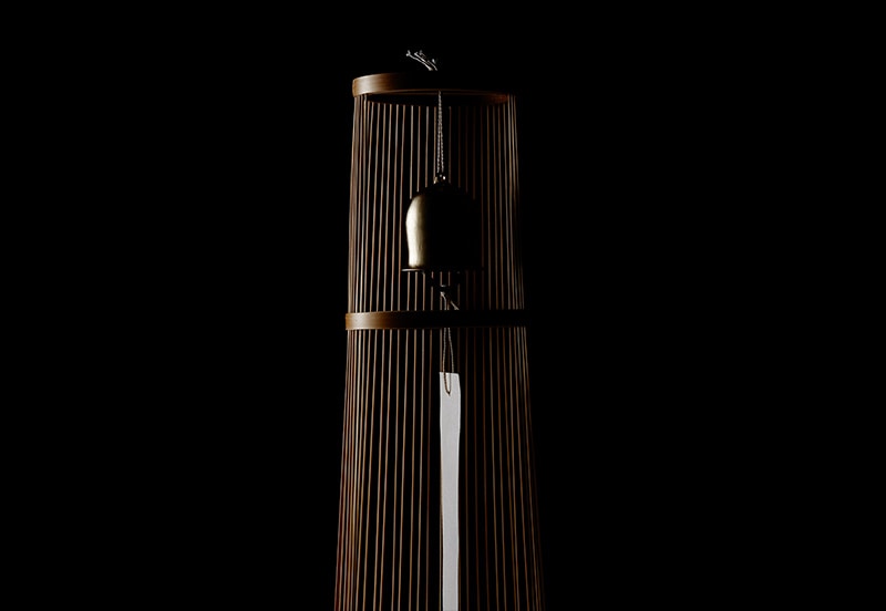 風鈴 置き型 真鍮 日本製 WDH 置き風鈴 おしゃれ インテリア オブジェ