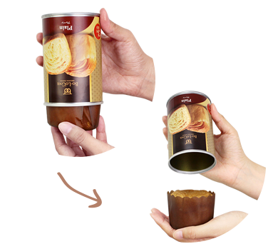 パンに直接手が触れず衛生的