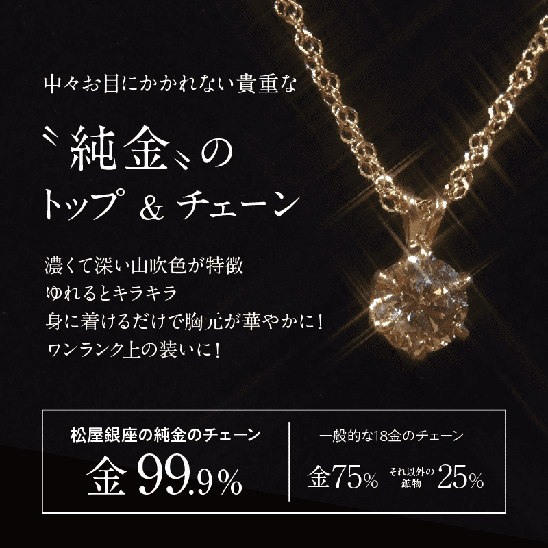 ぼのるんマート - 松屋銀座 外商部「オール純金・純プラチナ 0.5ct 