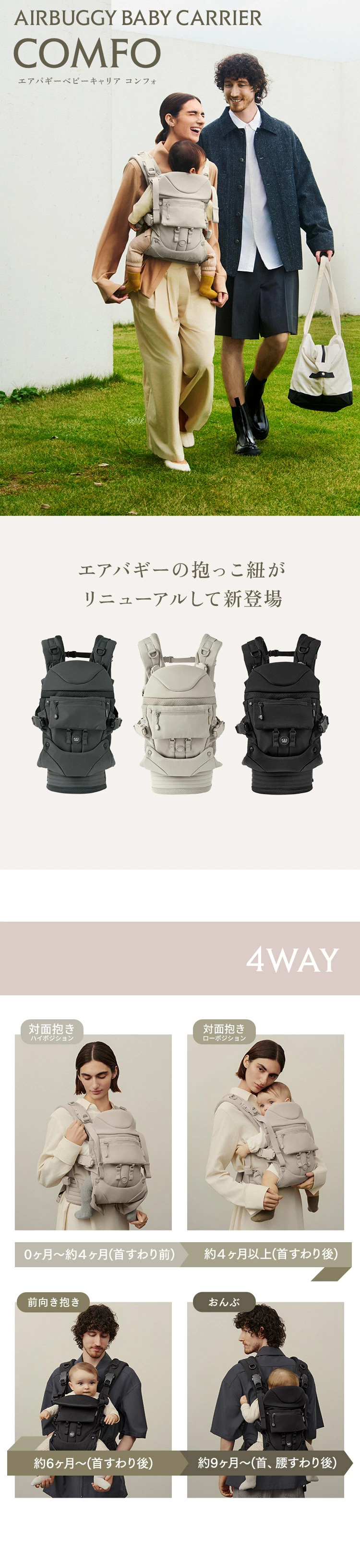 AirBuggy Carrier エアバギーキャリア コンフォ コンプリートセット