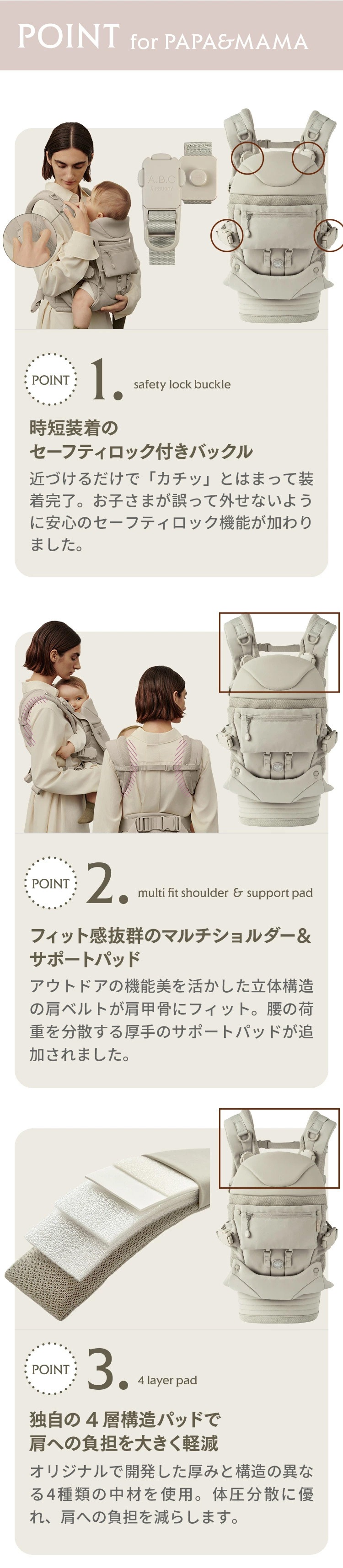 AirBuggy Carrier エアバギーキャリア コンフォ コンプリートセット