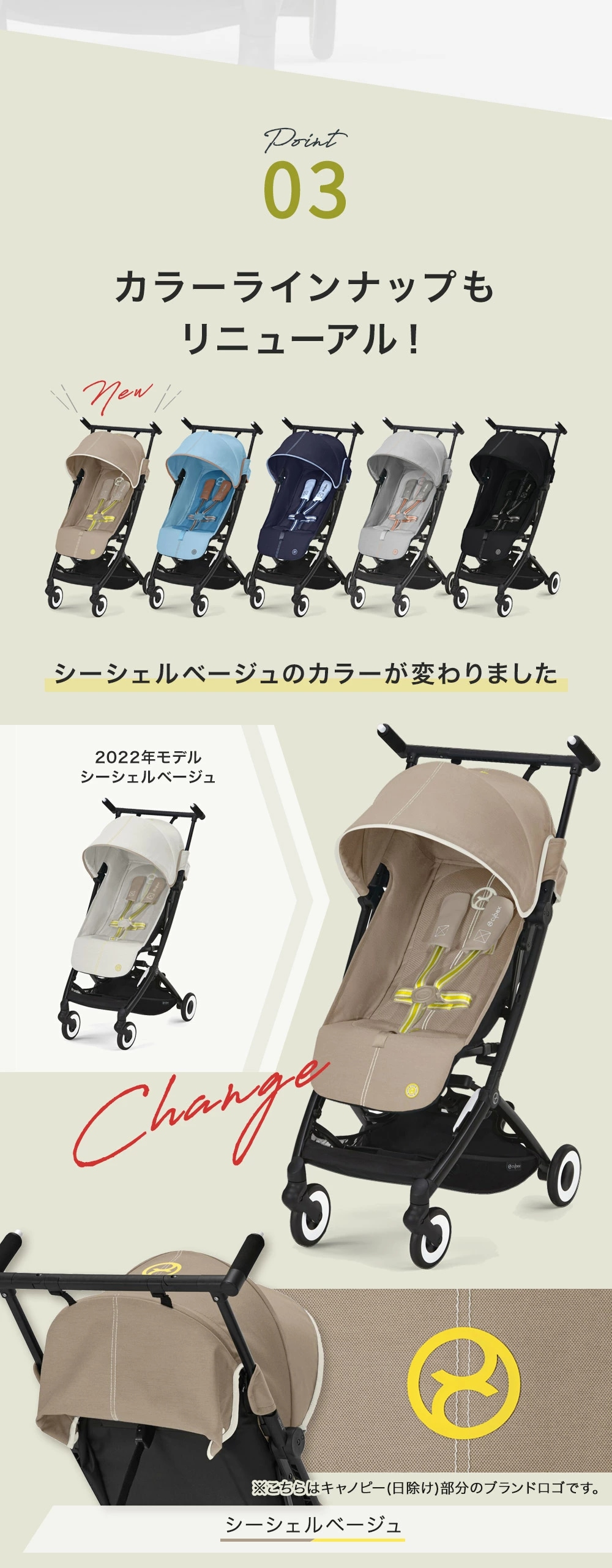 【2023年最新モデル】cybex サイベックス リベル ベビーカー / ラバグレー-ブリベビ BrilliantBaby 本店