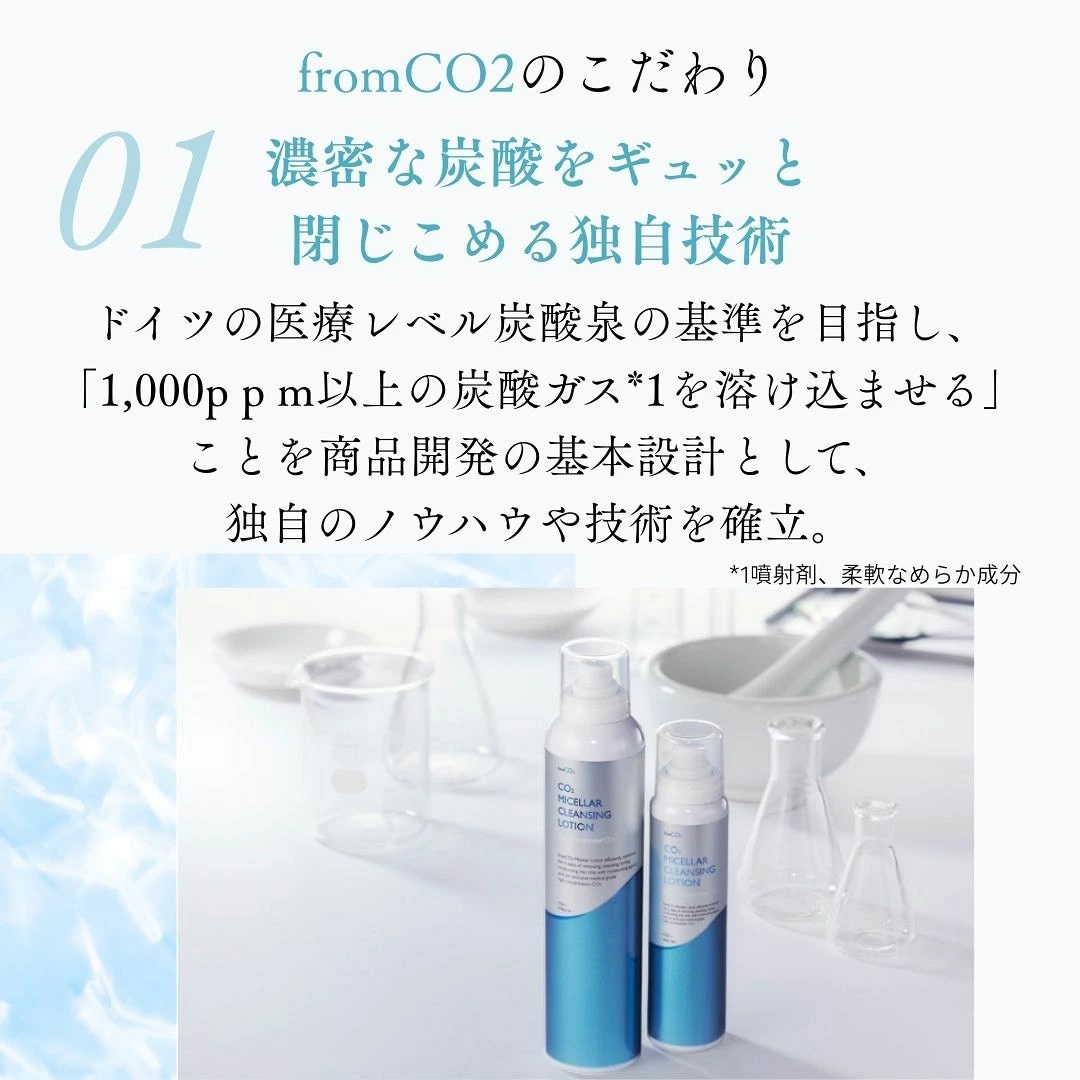 fromCO2 フロムシーオーツー プレミアマスク（炭酸シートマスク） 23g
