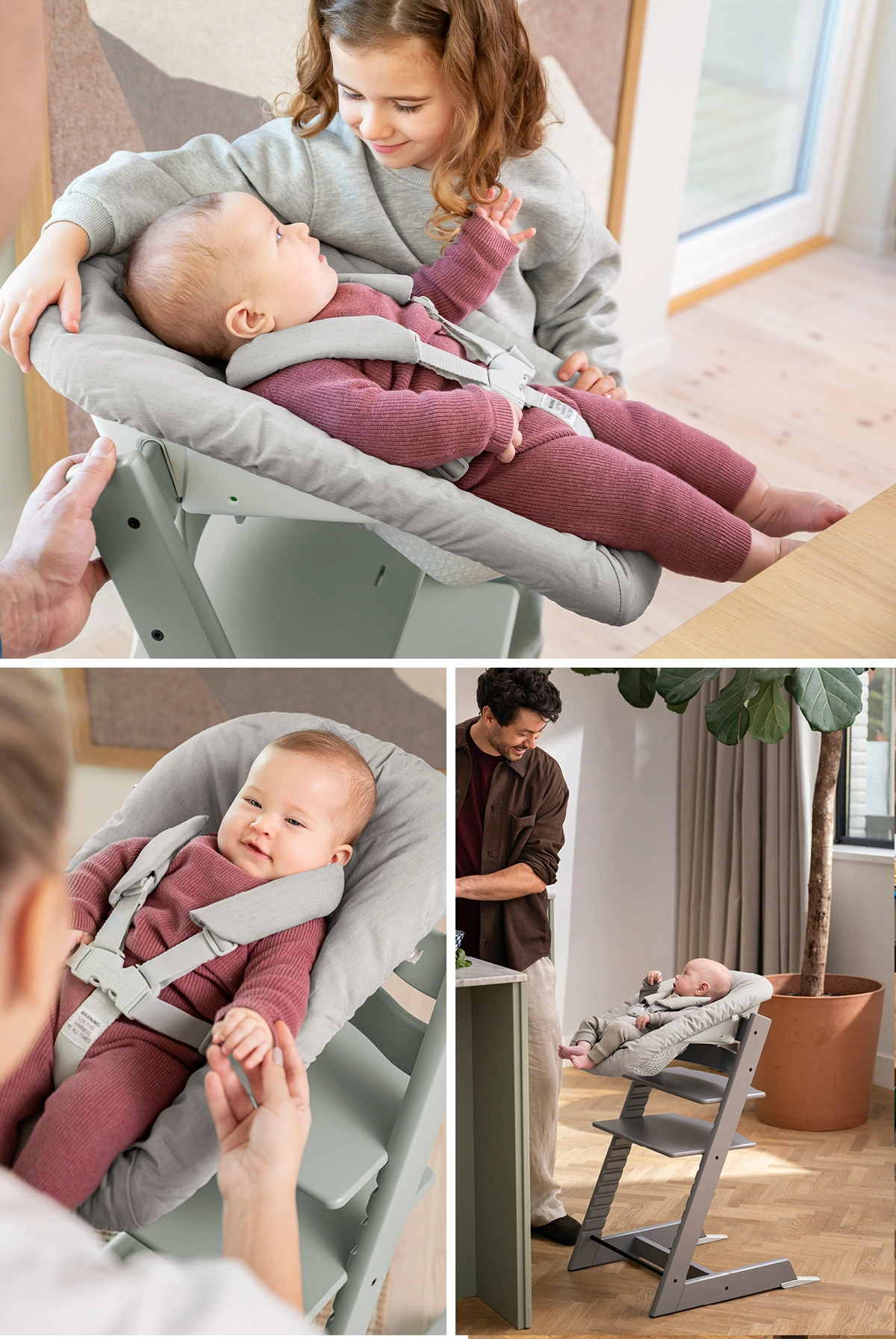 STOKKE ストッケ 【セット】 トリップトラップ + ニューボーン