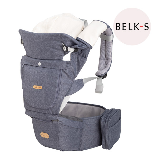 BABY&Me BELK.(スティールグレー)ベルク【抱っこ紐】新品