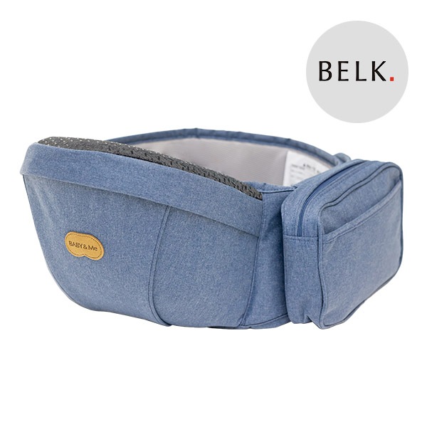 ベビーアンドミー ヒップシート単体 ベルク ネイビー