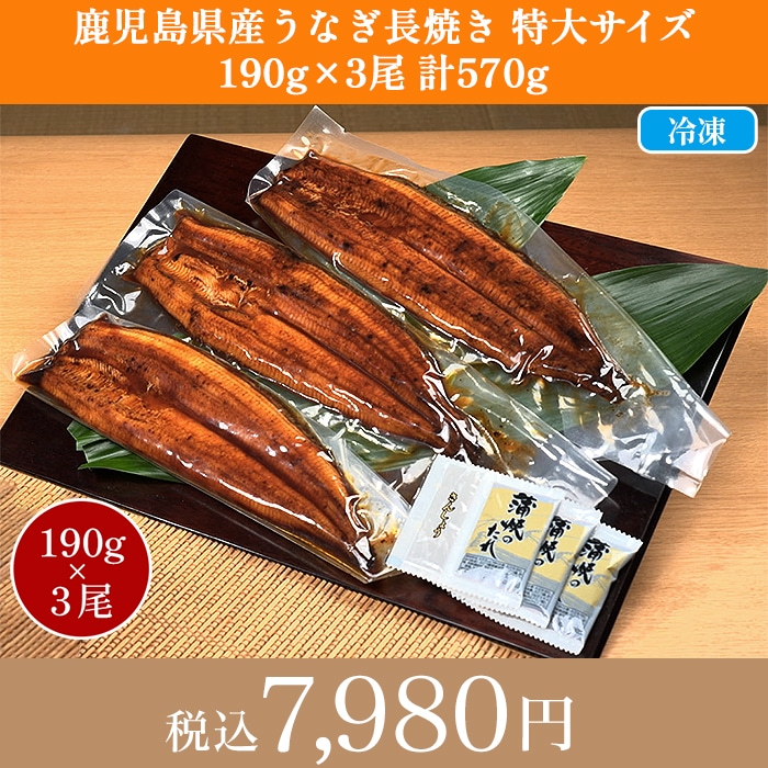 鹿児島県産うなぎ長焼き特大サイズ 3尾セット | すべての商品 | BS朝日