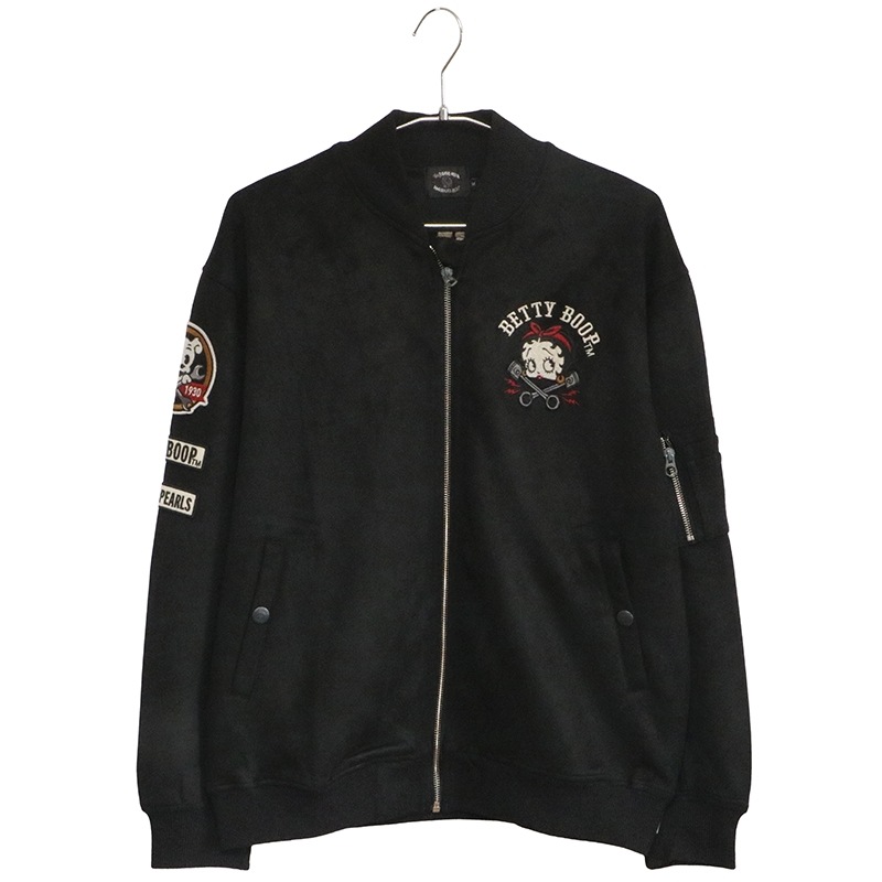 Braveman Betty Boop フード付き刺繍ジャケット Braveman Betty Boop フード付き刺繍ジャケット Braveman Betty