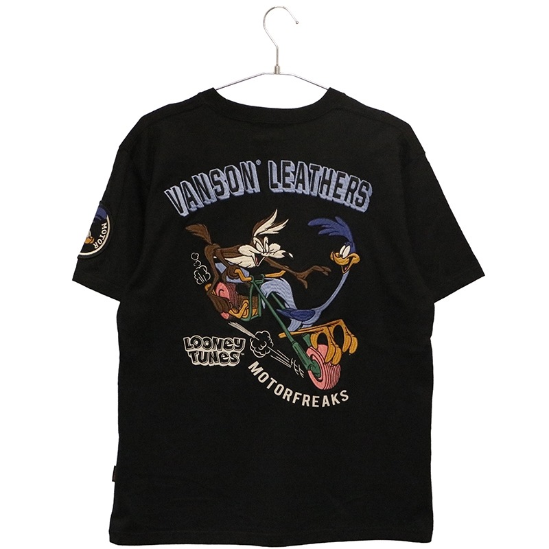 VANSON × LOONEY TUNES ロードランナー × ワイリー・コヨーテ 刺繍
