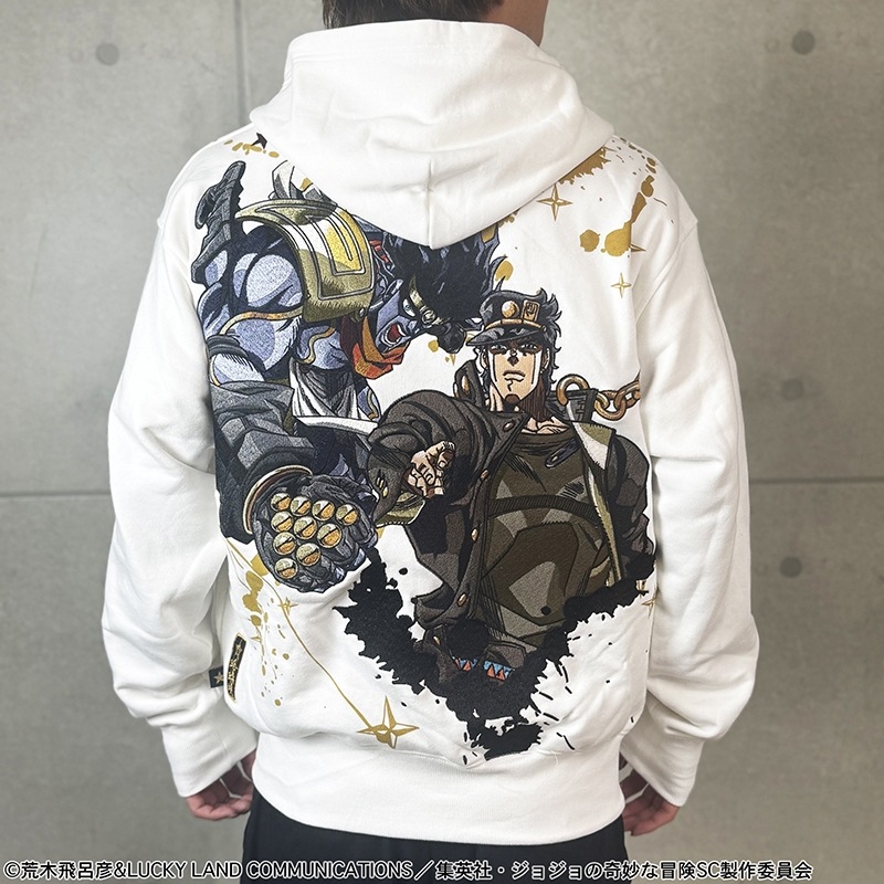 絡繰魂 からくりだましい × JOJO 空条承太郎 ジップアップパーカー