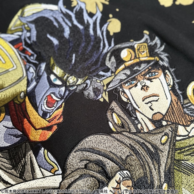 絡繰魂 からくりだましい × JOJO 空条承太郎 ジップアップパーカー 