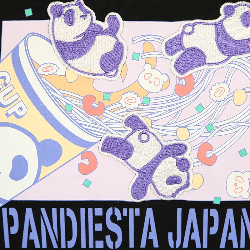 PANDIESTA JAPAN パンディエスタ ジャパン 熊猫ヌードル 長袖 Tシャツ