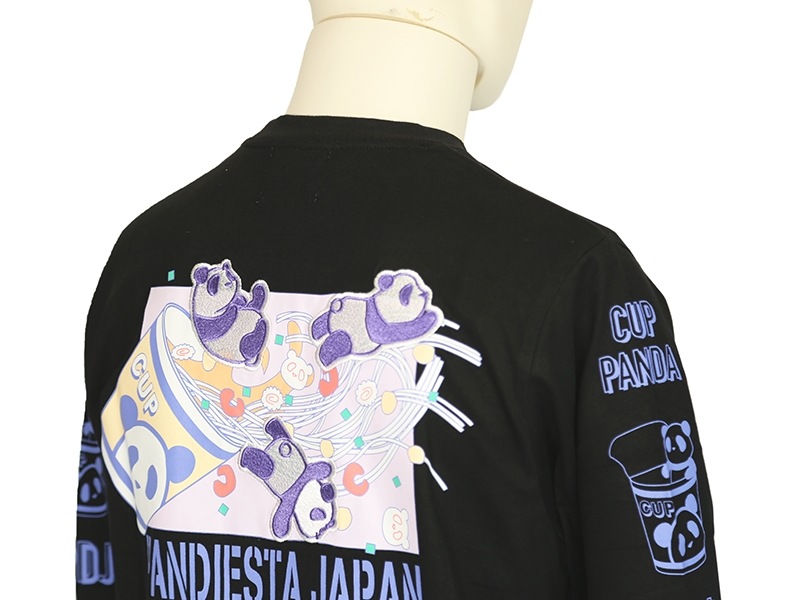 PANDIESTA JAPAN パンディエスタ ジャパン 熊猫ヌードル 長袖 Tシャツ