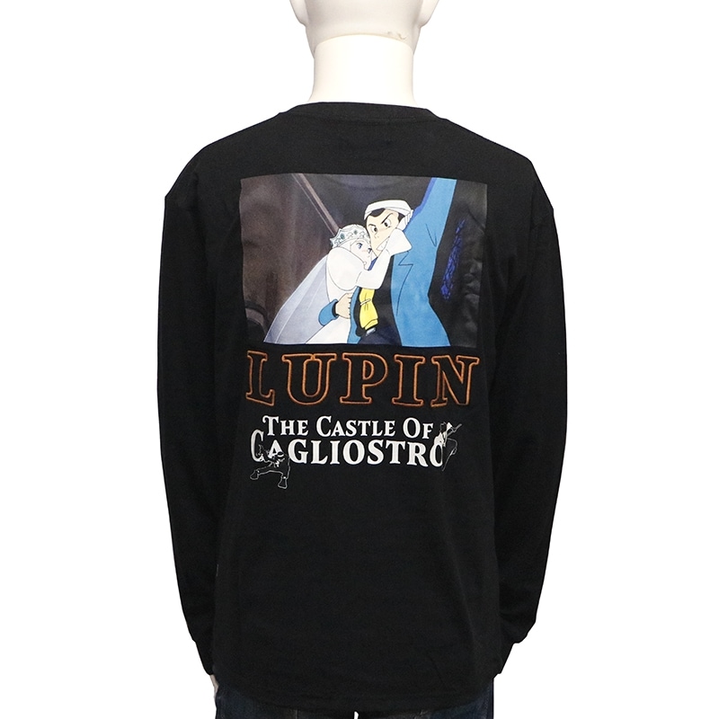 ルパン三世 カリオストロの城 ルパン × クラリス 柄 長袖Tシャツ 