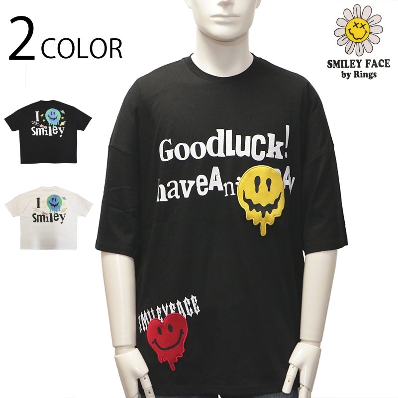 SMILEY FACE Good Luck 半袖Tシャツ ( 122539 ）