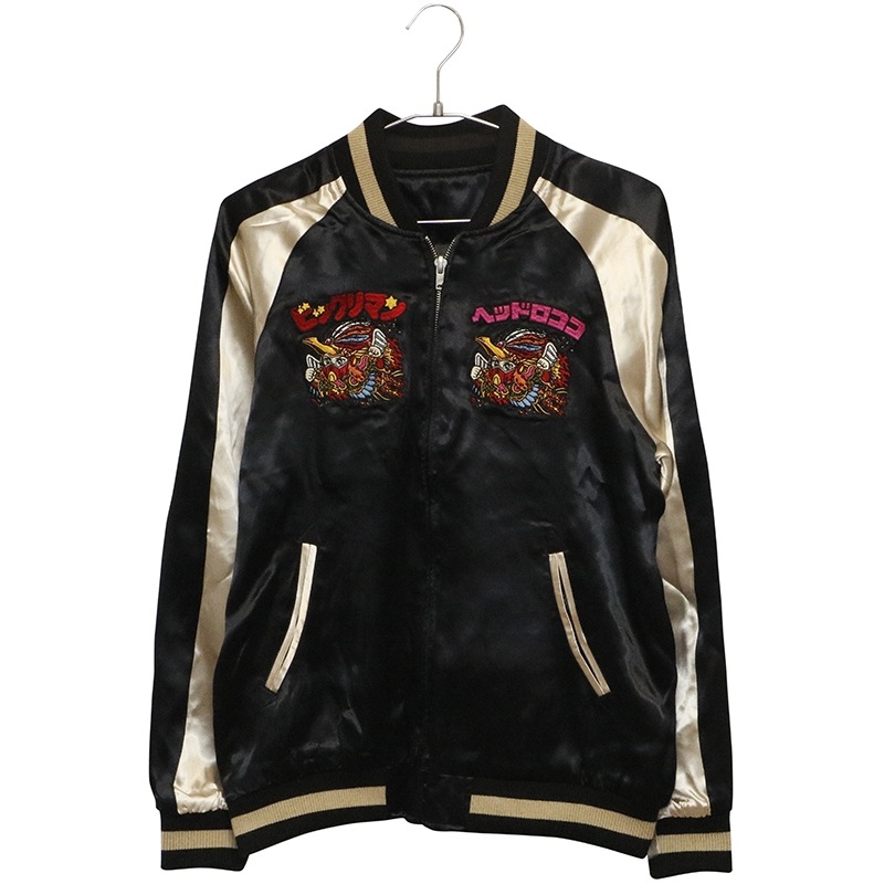 ビックリマン ヘッドロココ × サタンマリア 刺繍 リバーシブル