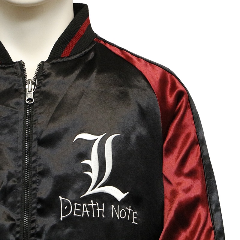 P.N.UNDERGROUND × DEATH NOTE エル 刺繍 リバーシブル スカジャン