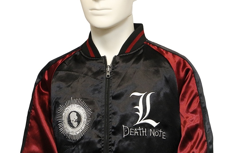 P.N.UNDERGROUND × DEATH NOTE エル 刺繍 リバーシブル スカジャン
