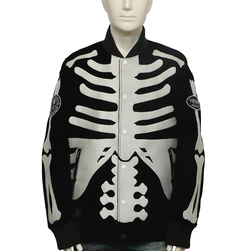 MASTERMIND WORLD × VANSON ボンバージャケット ( MW25C15-BL110 )
