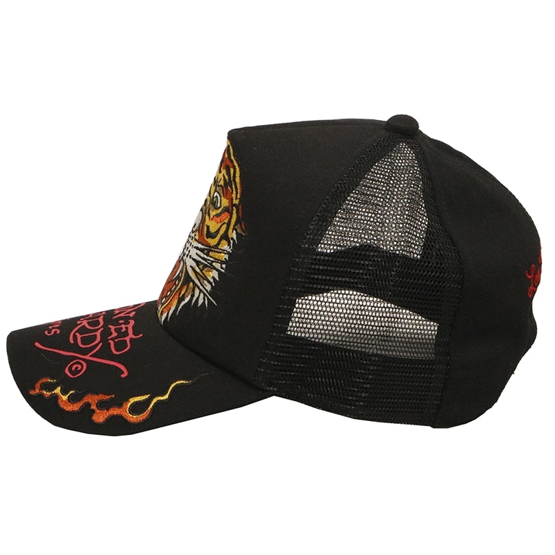 ED HARDY エドハーディー タイガー タトゥー 刺繍 メッシュ