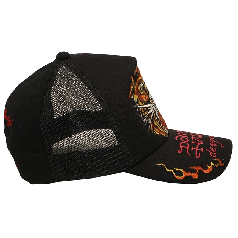 ED HARDY エドハーディー タイガー タトゥー 刺繍 メッシュ