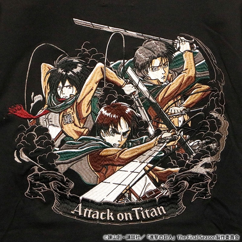 進撃の巨人 Attack on Titan 調査兵団 エレン × ミカサ × リヴァイ