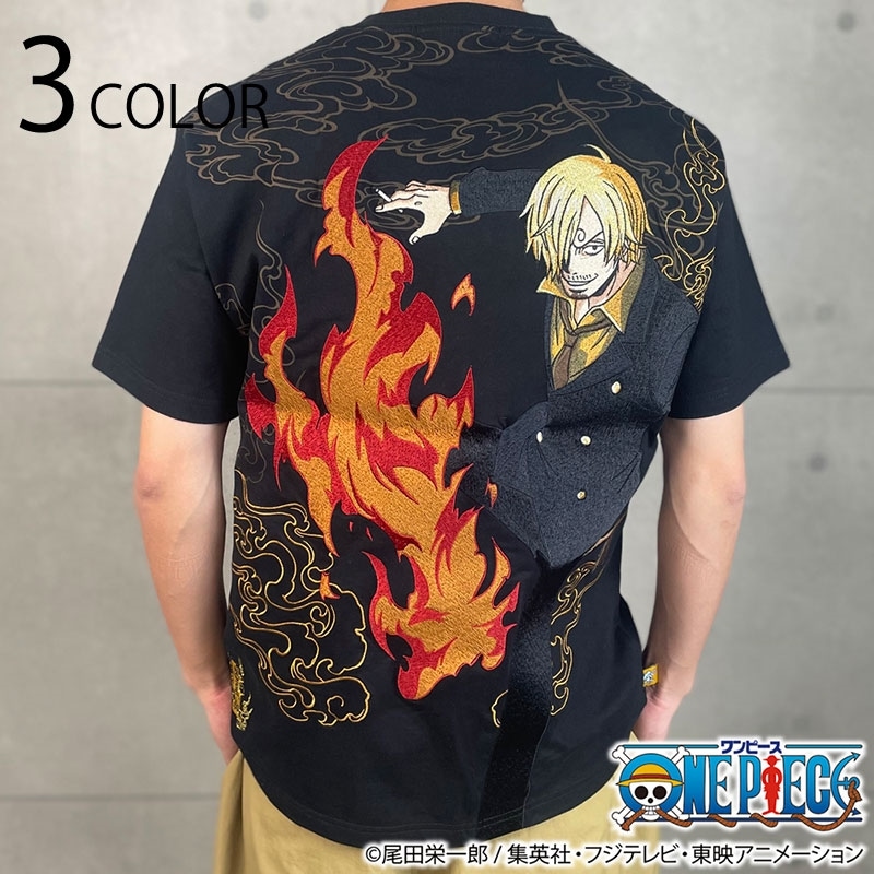 絡繰魂 × ONE PIECE 【サンジ】黒足 TEE （ 252096 ） | コラボ