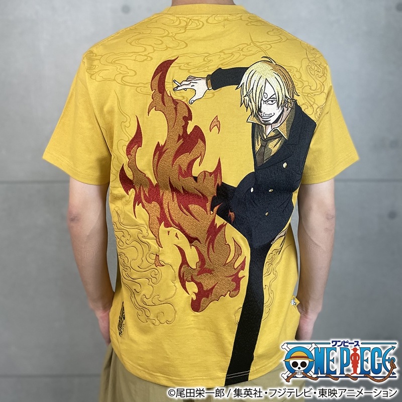 絡繰魂 × ONE PIECE 【サンジ】黒足 TEE （ 252096 ）